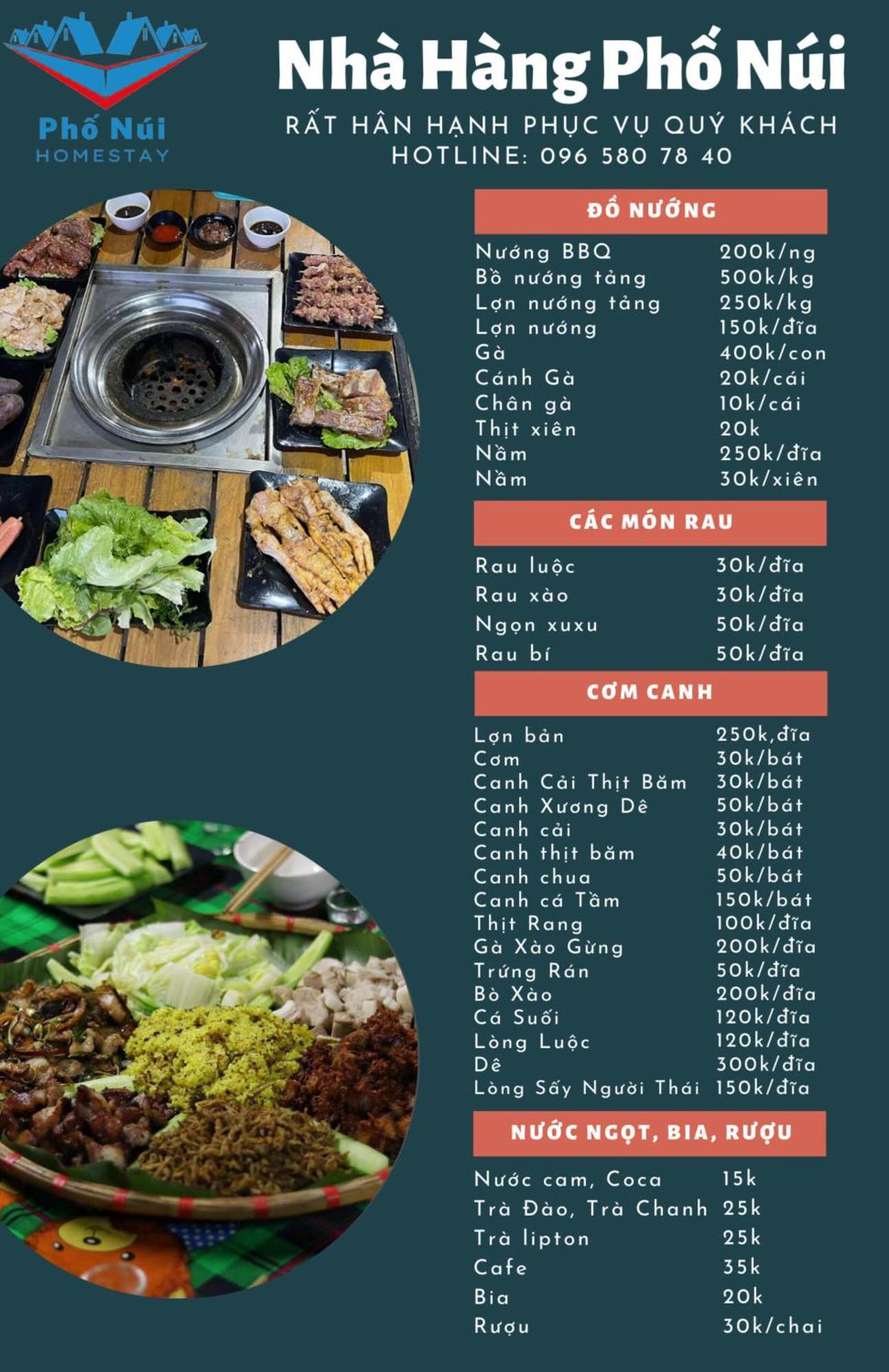 Nha Hang Homestay Pho Nui Bac Yen Экстерьер фото